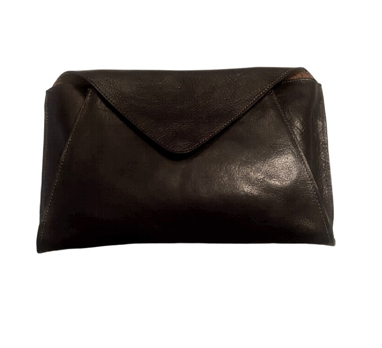 Forget Me Not Leather Clutch